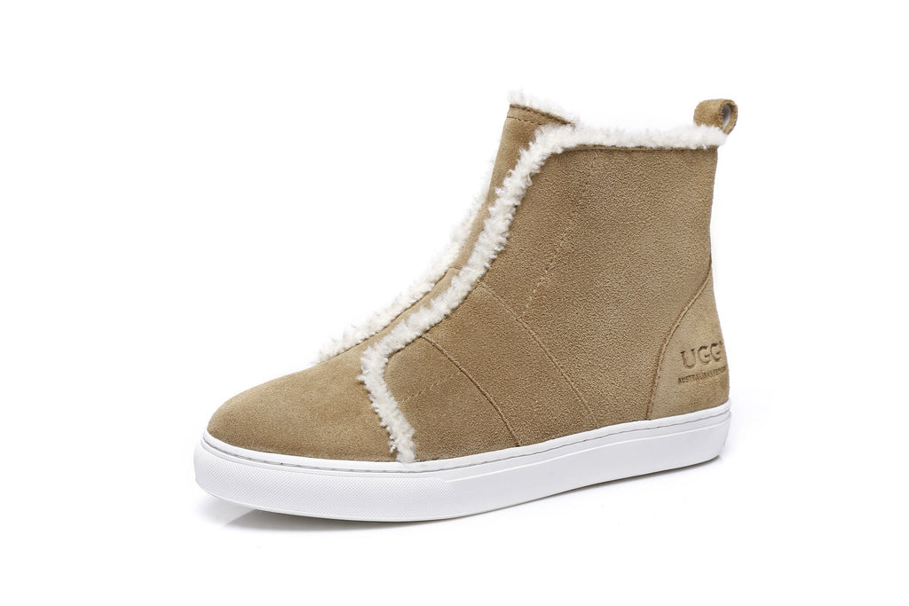 uggs with zipper on side