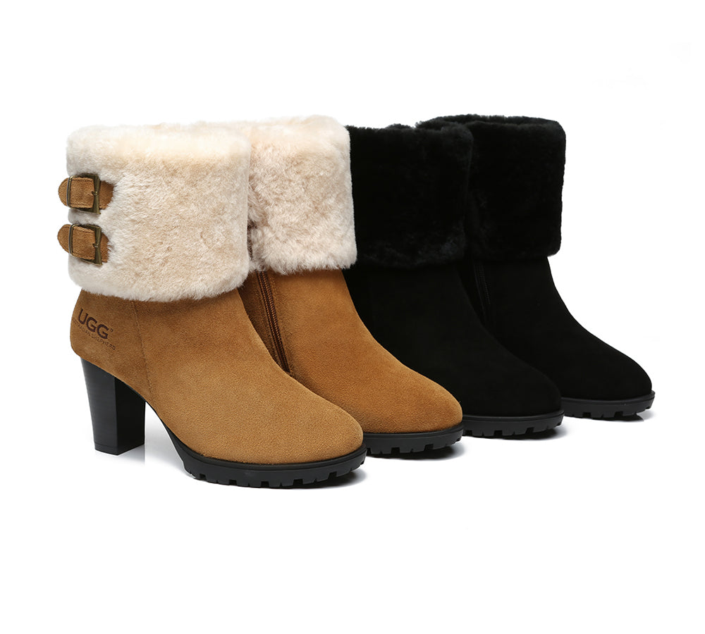 Buy Brown Boots for Women by Flat n Heels Online | Ajio.com