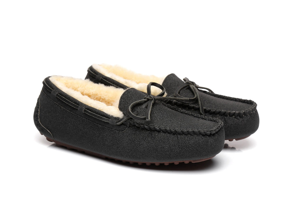 all black ugg moccasins