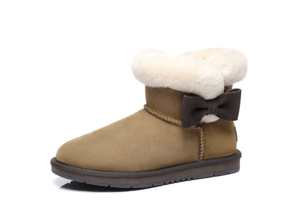 uggs with bows on side