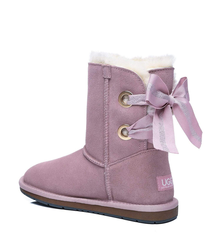 ugg boots purple bow