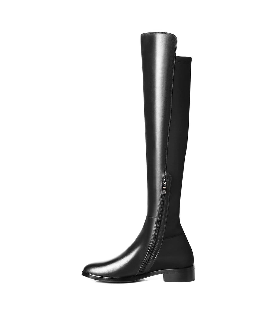 knee high black ugg boots