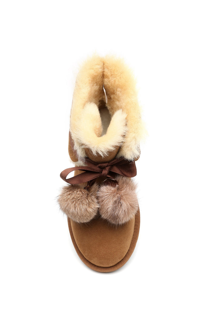 ugg boots with fur balls