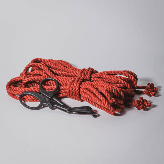 Red 6mm Jute Rope — Kinbaku Studio