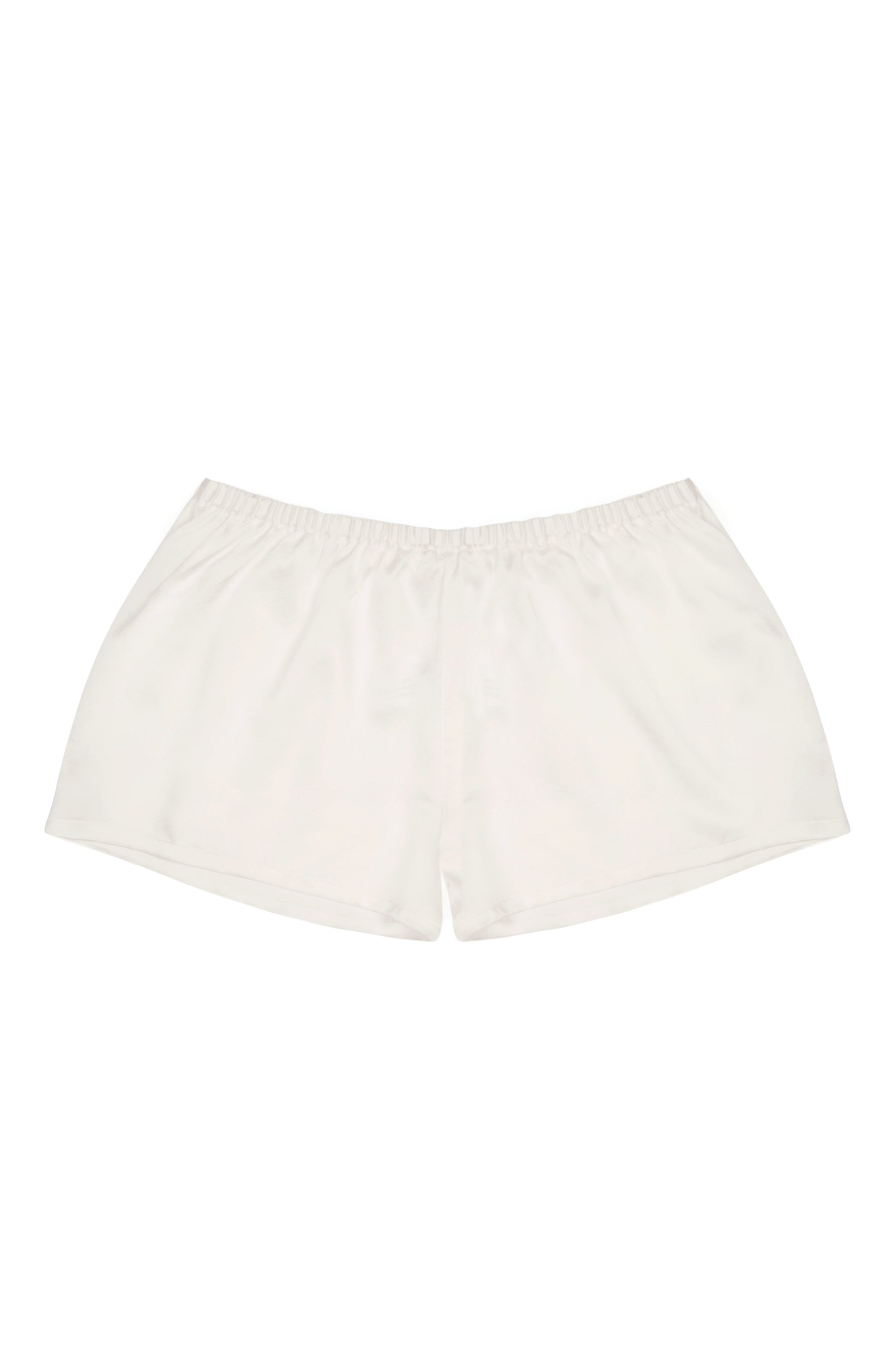 Venice Ivory Silk Sleep Shorts