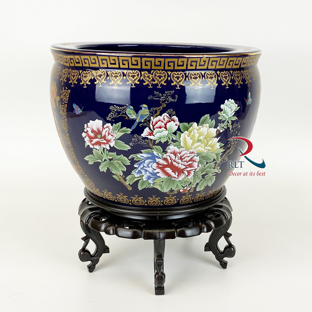 Chinoiserie Fish Bowl Planter