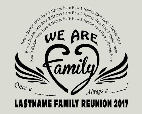 Free Family  Reunion  T Shirt Design  Catalog In His Image 