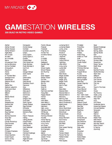 retro wireless gamestation