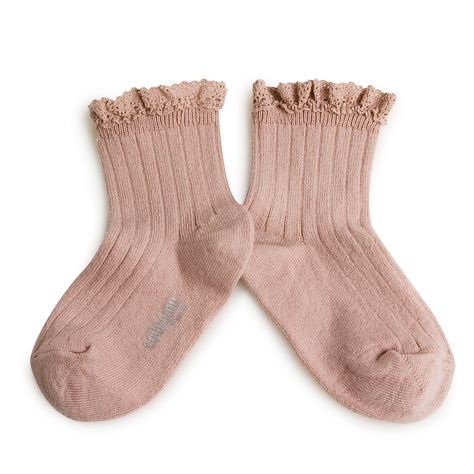 lace edge socks