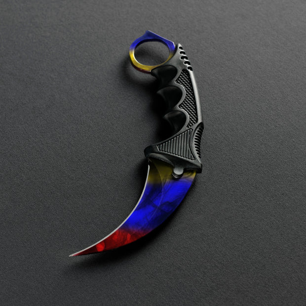 Marble Fade Fire + Ice Karambit 1.0 – Elemental Knives EU