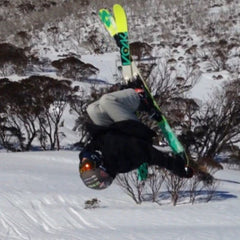 Blackbird Bespoke Skis Team Rider Fletcher Thew Perisher NSW Australia