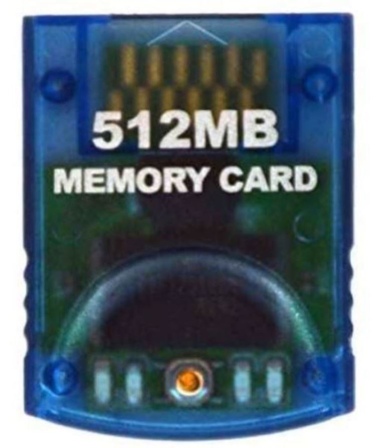 memory card for wii console