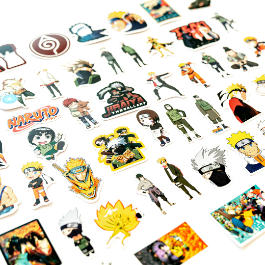 50 naruto sticker set anime sticker shop cute