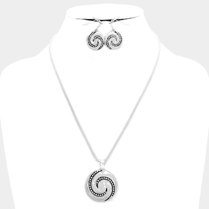 Filigree Swirl Necklace Set