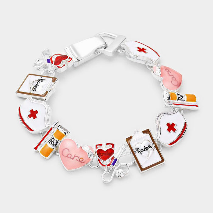 Nurse Enamel Bracelet