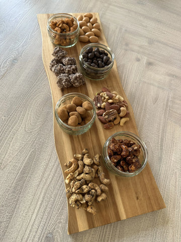 A selection of healthy snacks