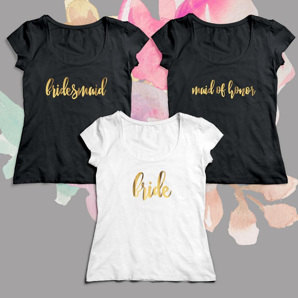 bridal party t shirts