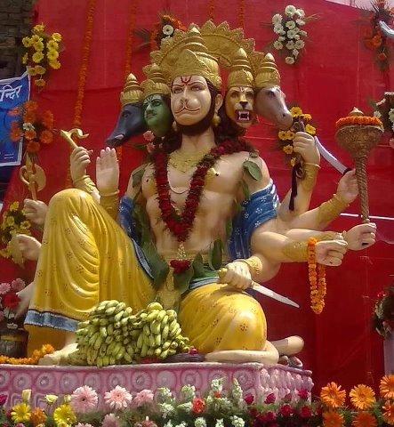 Shri Panchmukha Hanumat kavacham