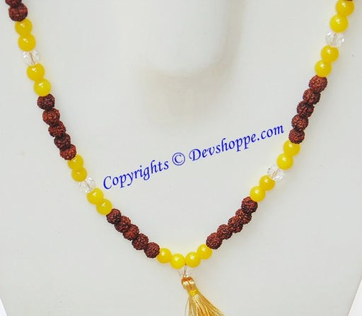 Yelllow Citrine Mala Beads DIY Mala Kit for Success - MeraKalpa Malas