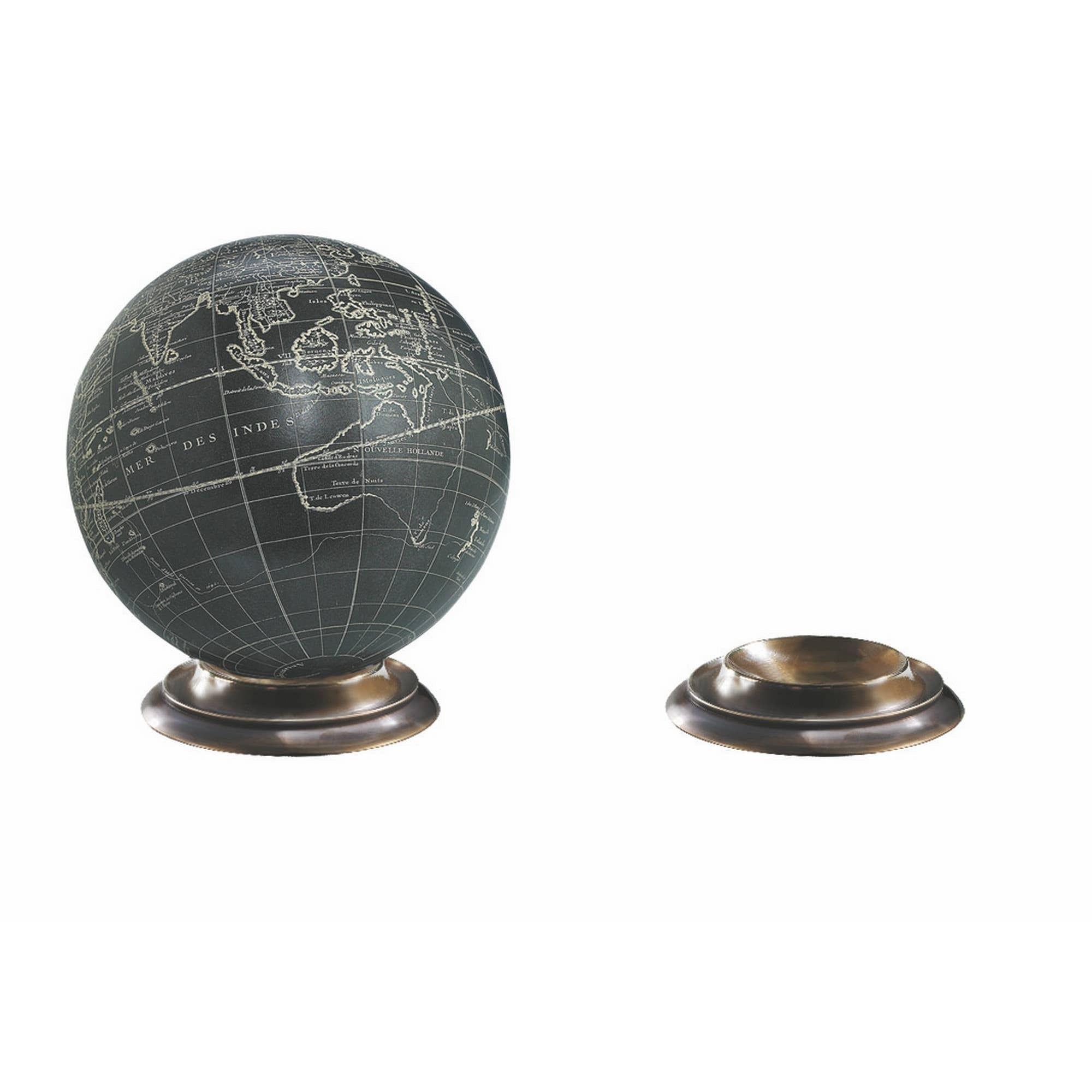 Authentic Models - Duotone Bronze Globe Base