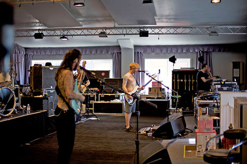 Biffy Clyro in rehearsal