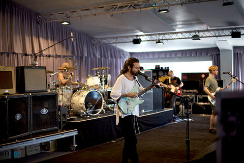 Biffy Clyro in rehearsal