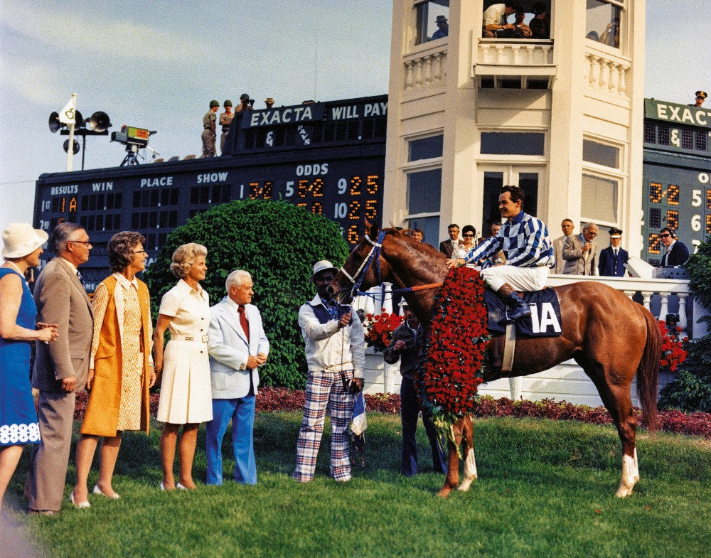 Secretariat in Kentucky Derby Winners Circle The Tony Leonard Collection