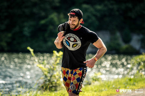 Eddie Running an Obstacle Course