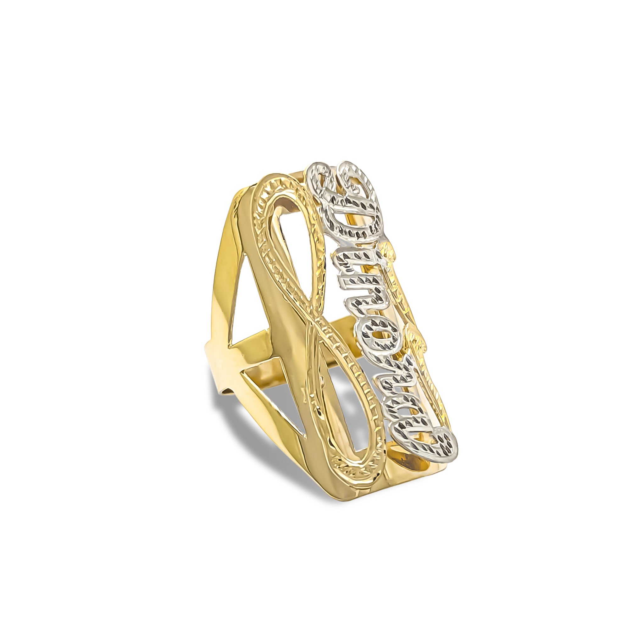 Personalized Name Ring – Moissanite Rings
