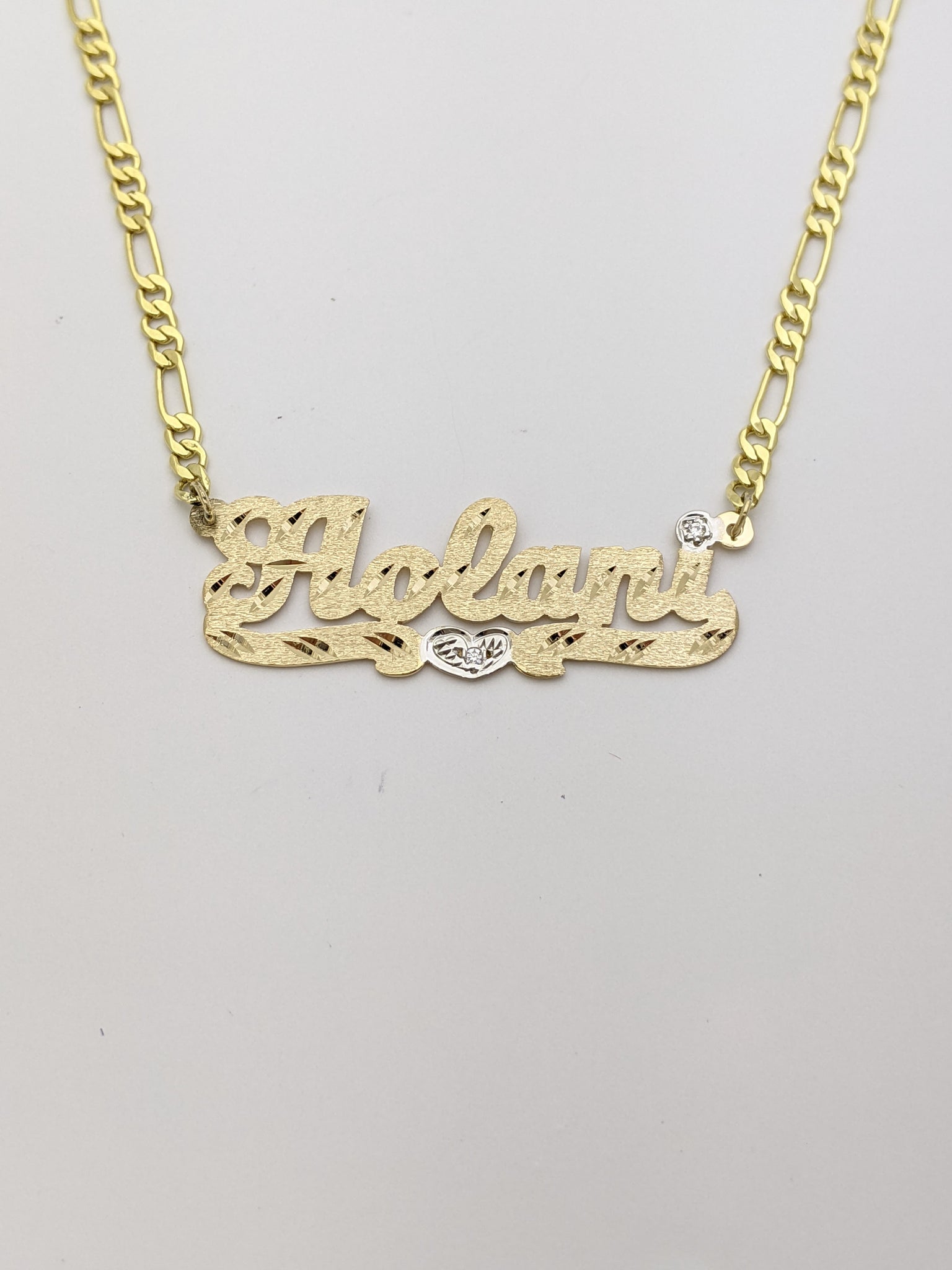 ghetto name plate necklace