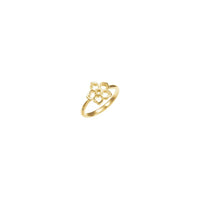 Forget Me Not Flower Ring yellow (14K) main - Popular Jewelry - New York
