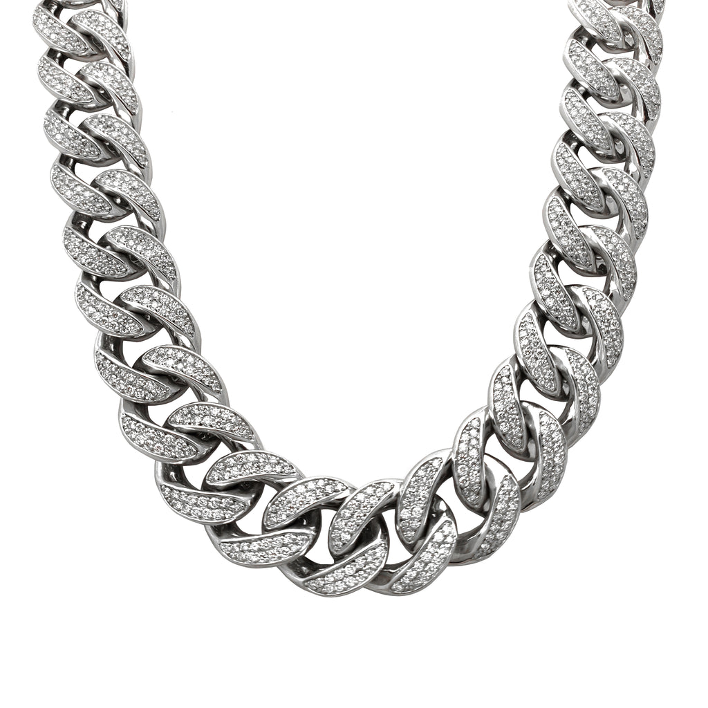 VS Diamond Miami Cuban Chain (14K) – Popular Jewelry