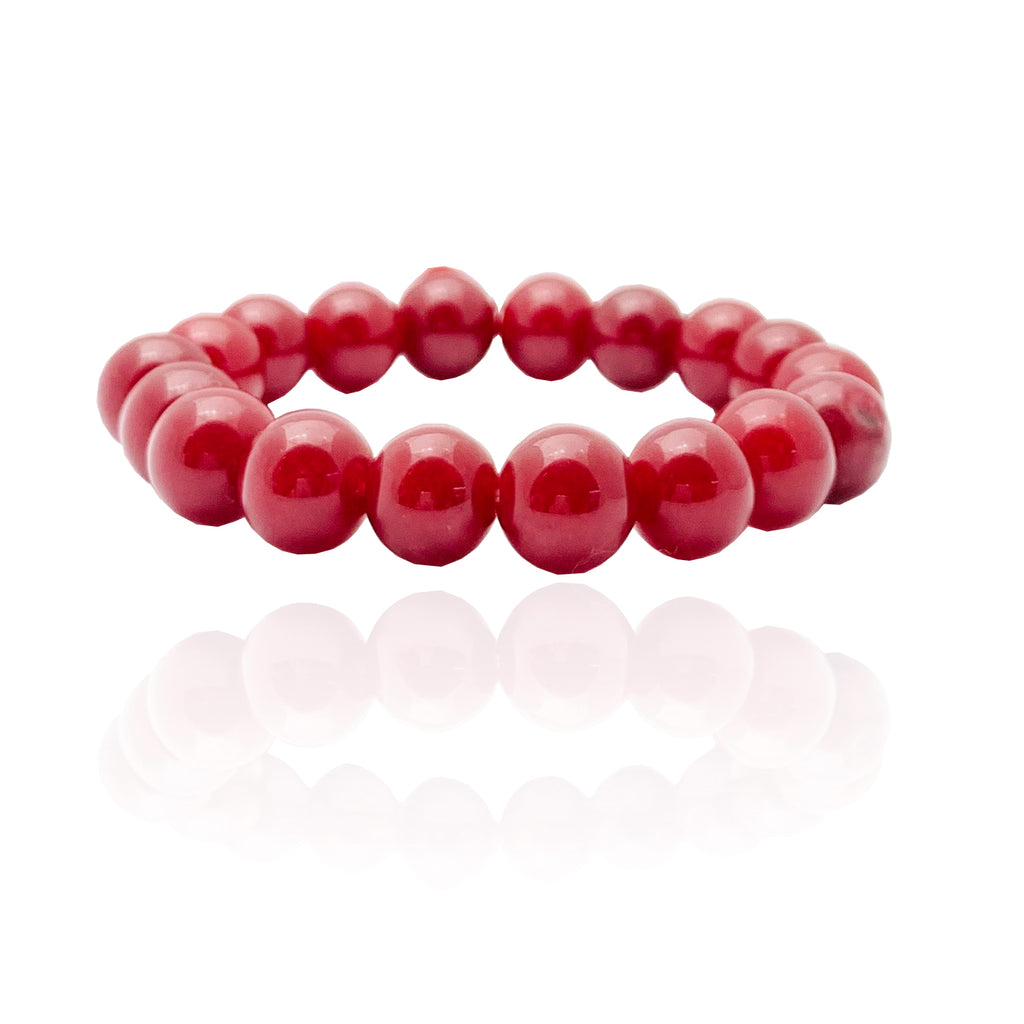 Red Jade Bead Bracelet – Popular Jewelry