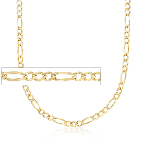 Tri-Gold Valentino Necklace (14K) – Popular J