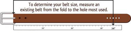 How to measure your belt size