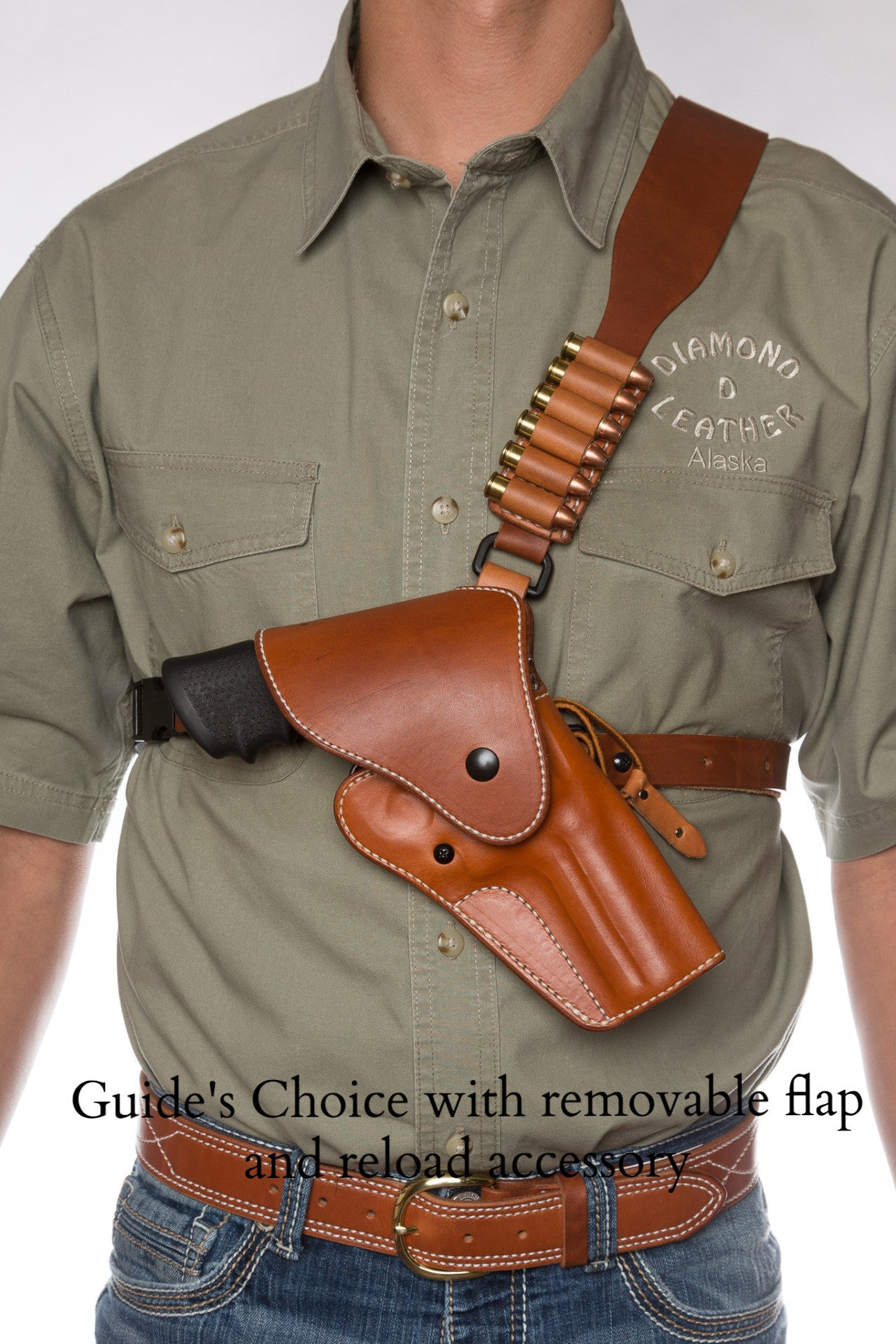 Guides Choice™ Leather Chest Holster The Ultimate Outdoor Gun Holster 