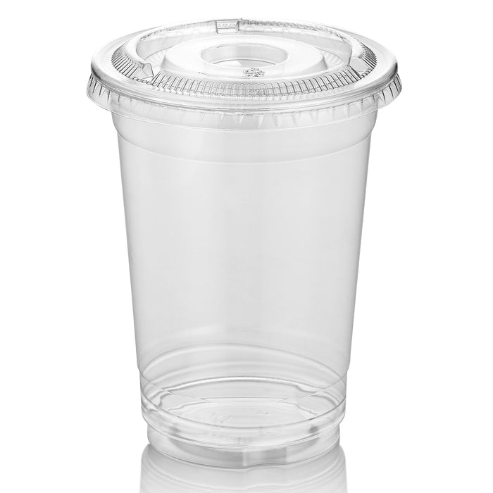 small clear plastic cups