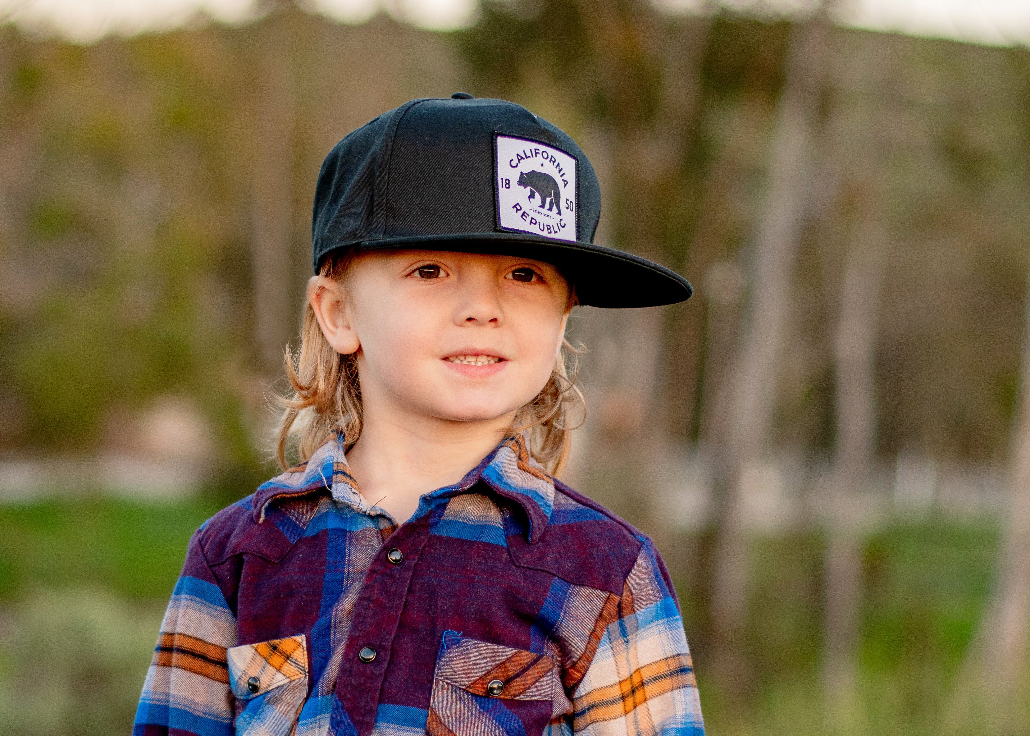 Knuckleheads California Republic Black Baby Boy Infant Trucker Hat Sna ...