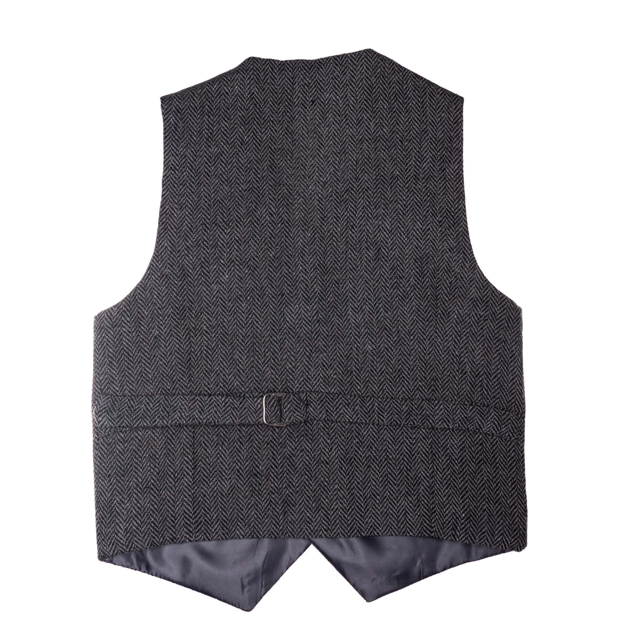 Dark Grey Tweed Born To Love Kids Vest Wedding Fashion – Born To Love ...