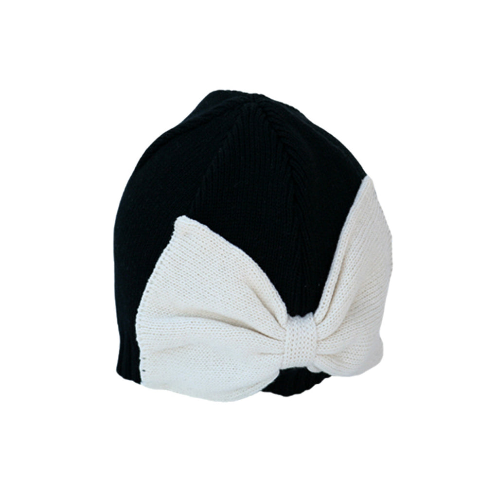 baby black beanie hat