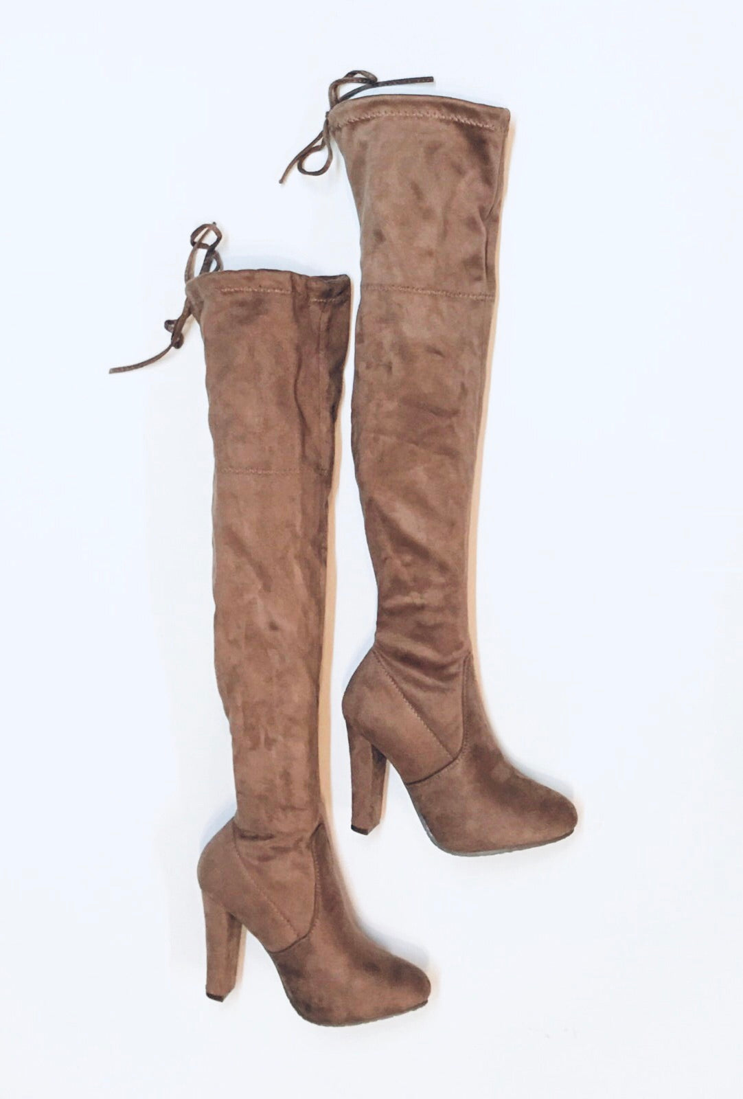 over the knee boots 3 inch heel