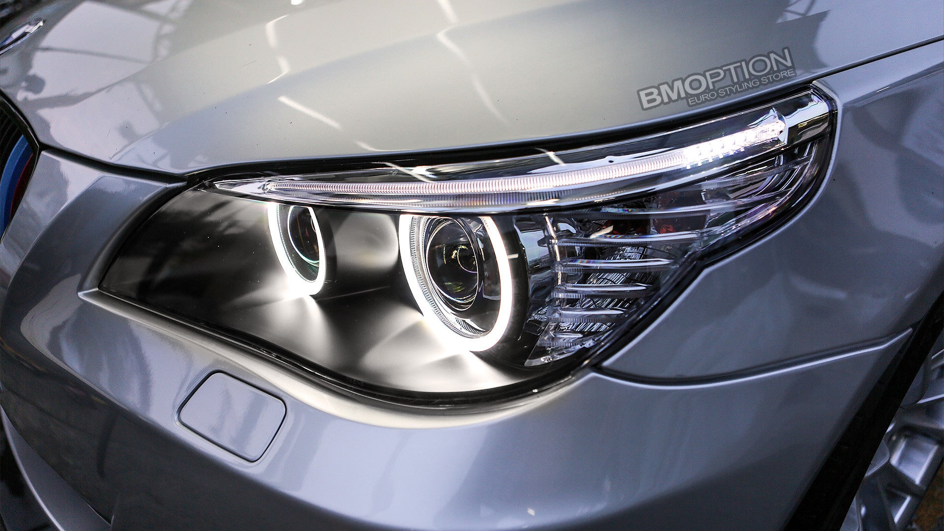 โคมไฟหน้า E60 LCI Look BiXenon CCFL Projector Headlamp