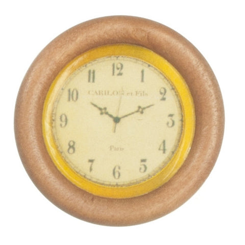 Wooden Frame Wall Clock