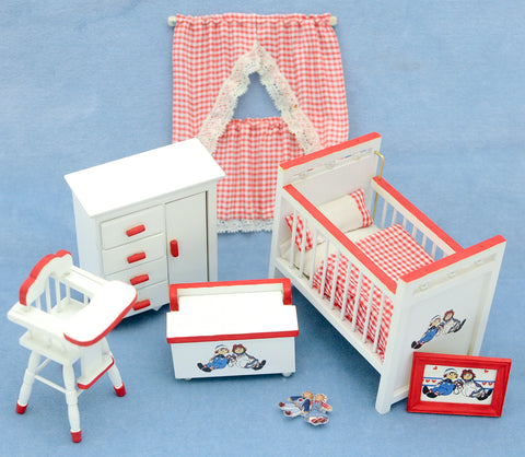 Raggedy Ann And Andy Nursery Set Dollhouse Junction