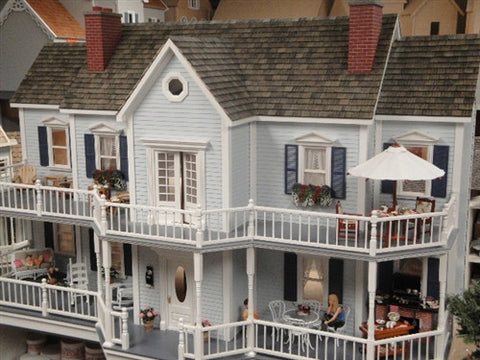 victorian dollhouse assembled