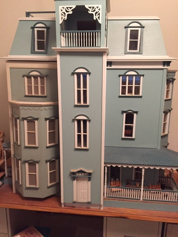 victorian dollhouse assembled