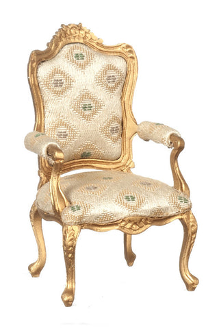 Dictatuur achtergrond plotseling Louis XV Gilded Fauteuil Arm Chair – Dollhouse Junction