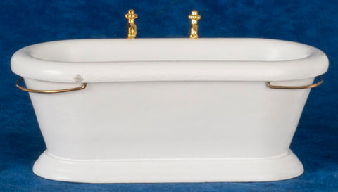 Old Fashioned Bathtub With Center Faucets Dollhouse Junction