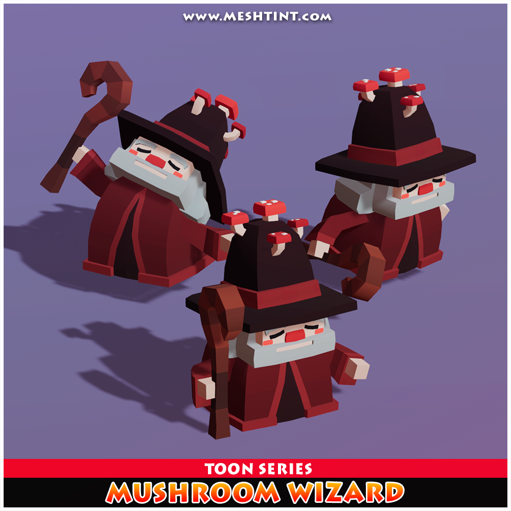 Mushroom Wizard Toon Series