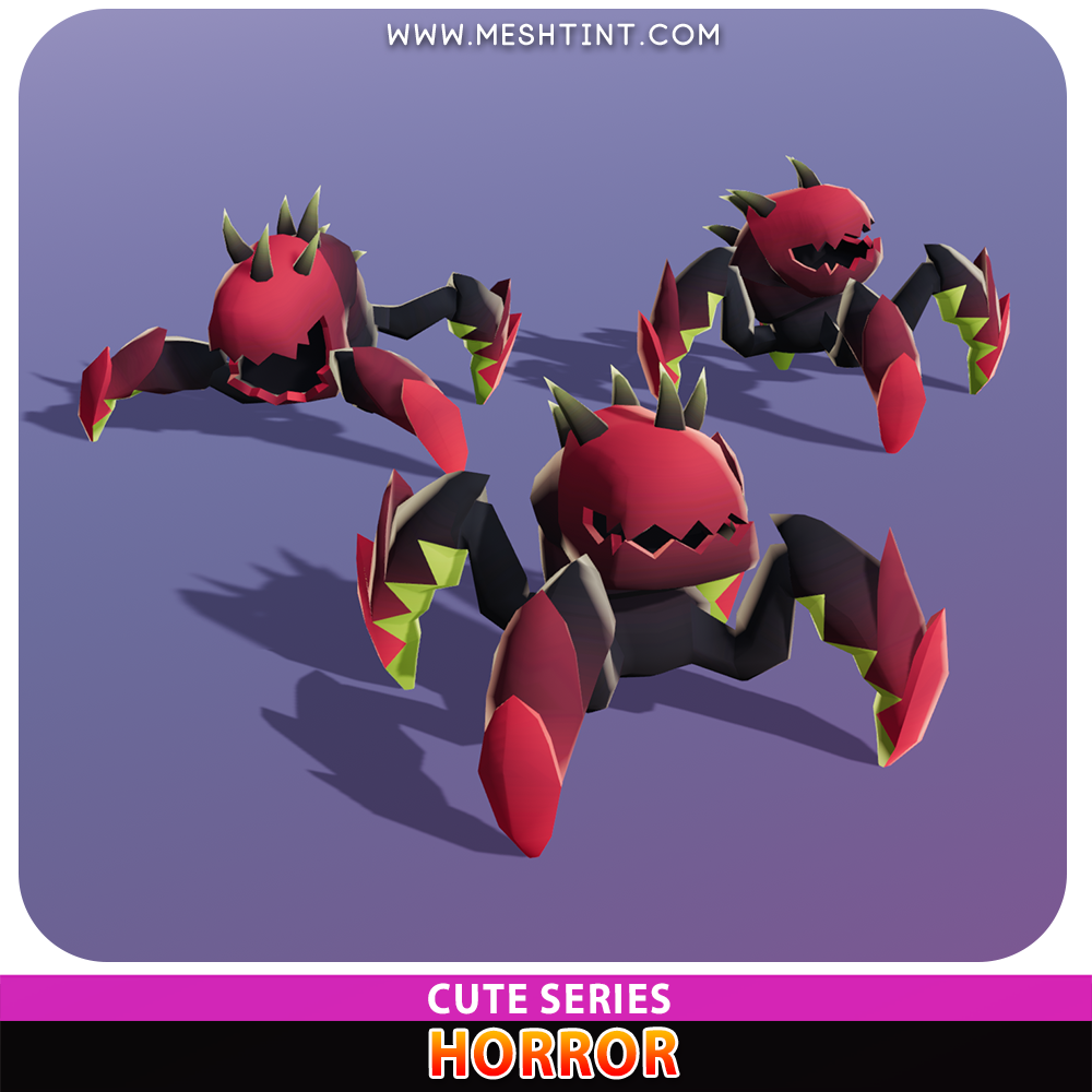 Meshtint Studio - Horror Cute Series | FREE 3D Model | Tutorial | Learn ...